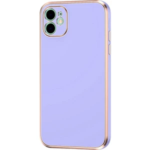 Apple iPhone 12 Kılıf Bark Kapak-Mor
