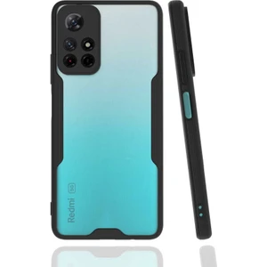 Xiaomi Redmi Note 11T 5g Kılıf Zore Parfe Kapak-Siyah