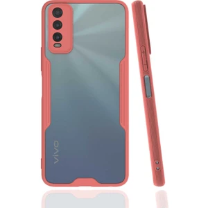 ZORE Vivo Y20 Kılıf  Parfe Kapak-Pembe