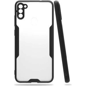 Galaxy A11 Kılıf Parfe Kapak-Siyah