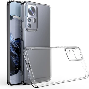 Xiaomi Mi 12T Pro Kılıf Kamera Korumalı Süper Silikon Kapak-Renksiz