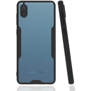 Galaxy A02 Kılıf Parfe Kapak-Siyah