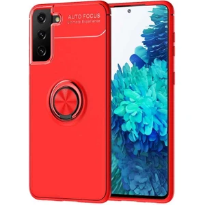 Galaxy S21 Kılıf Ravel Silikon Kapak-Kırmızı