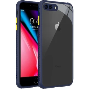 ZORE Apple iPhone 8 Plus Kılıf ​​Kaff Kapak-Lacivert
