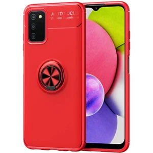 ZORE Galaxy A03S Kılıf Ravel Silikon Kapak-Kırmızı