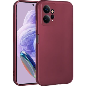Xiaomi Redmi Note 12 4g Kılıf Zore Premier Silikon Kapak-Mürdüm