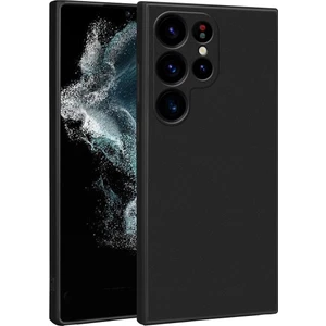 ZORE Galaxy S23 Ultra Kılıf Premier Silikon Kapak-Siyah