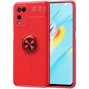 ZORE Oppo A54 4g Kılıf Ravel Silikon Kapak-Kırmızı