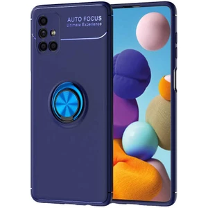 Galaxy M51 Kılıf Ravel Silikon Kapak-Mavi