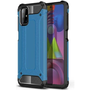 Galaxy M51 Kılıf Crash Silikon Kapak-Mavi