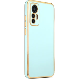 Xiaomi Xiaomi 12 Lite Kılıf Zore Bark Kapak-Mavi Açık