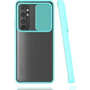 Xiaomi Mi Note 10 Lite Kılıf Lensi Kapak-Turkuaz