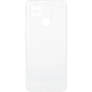 Xiaomi Redmi 10C Kılıf Kamera Korumalı Süper Silikon Kapak-Renksiz