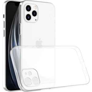 Apple iPhone 12 Pro Max Kılıf Blok Kapak-Renksiz