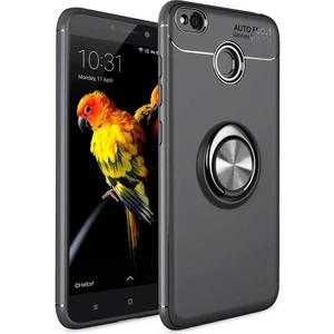Xiaomi Redmi 4x Kılıf Ravel Silikon Kapak-Siyah