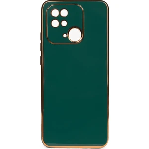 Xiaomi Redmi 10C Kılıf Bark Kapak-Koyu Yeşil