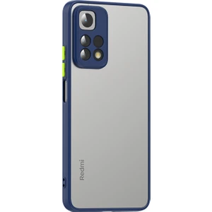 ZORE Xiaomi Redmi Note 11 Pro 5g Kılıf Hux Kapak-Lacivert