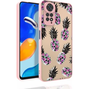 Xiaomi Redmi Note 11 Global Kılıf Desenli Kamera Korumalı Parlak Nora Kapak-No1