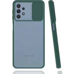 Galaxy A32 4g Kılıf Lensi Kapak-Koyu Yeşil
