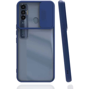 ZORE Tecno Spark 7 Pro Kılıf  Lensi Kapak-Lacivert