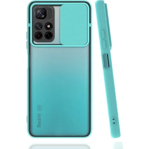 ZORE Xiaomi Redmi Note 11T 5g Kılıf Lensi Kapak-Turkuaz