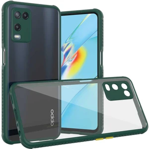 ZORE Oppo A54 4g Kılıf ​​Kaff Kapak-Koyu Yeşil