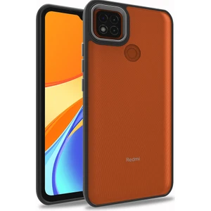 Xiaomi Redmi 9c Kılıf Flora Kapak-Siyah