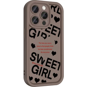 ZORE Apple iPhone 15 Pro Max Kılıf Kamera Korumalı Baskılı Arka Yüzey Klas Kapak-Siyah