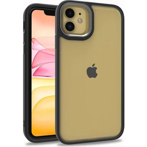 Apple iPhone 11 Kılıf Flora Kapak-Siyah