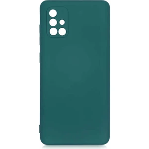 ZORE Galaxy A71 Kılıf Mara Lansman Kapak-Koyu Yeşil