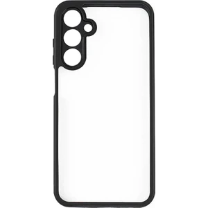 ZORE Galaxy A15 Kılıf Kamera Korumalı Şeffaf Arka Yüzey New Roll Kapak-Siyah