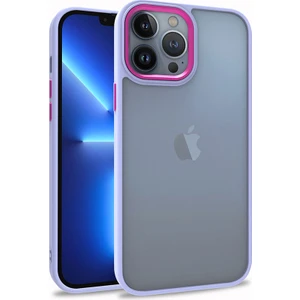 Apple iPhone 13 Pro Max Kılıf Flora Kapak-Lila