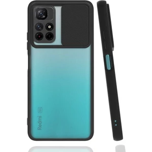 ZORE Xiaomi Redmi Note 11T 5g Kılıf Lensi Kapak-Siyah