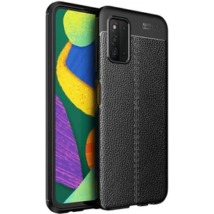 Galaxy A03S Kılıf Niss Silikon Kapak-Siyah
