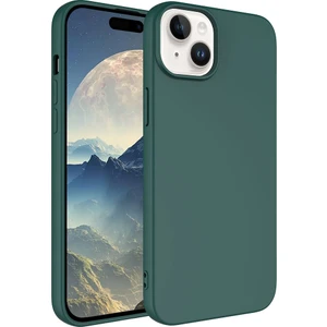 ZORE Apple iPhone 15 Plus Kılıf Lsr Lansman Kapak-Koyu Yeşil