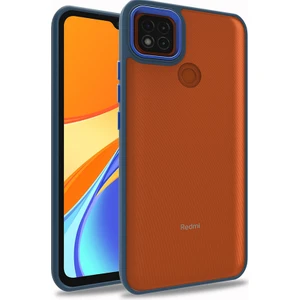 Xiaomi Redmi 9c Kılıf Flora Kapak-Mavi