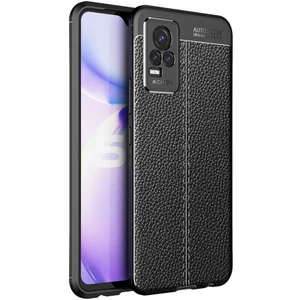 Vivo V21E Kılıf Niss Silikon Kapak-Siyah