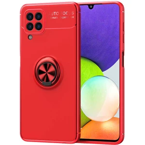 Galaxy M32 Kılıf Ravel Silikon Kapak-Kırmızı
