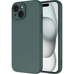 Apple iPhone 15 Plus Kılıf Mara Lansman Kapak-Koyu Yeşil