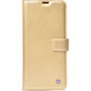 ZORE Xiaomi Redmi Note 13 Pro 5g Kılıf Kar Deluxe Kapaklı Kılıf-Gold