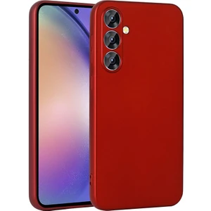 ZORE Galaxy A55 Kılıf Premier Silikon Kapak-Kırmızı