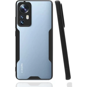 ZORE Xiaomi Mi 12 Kılıf Parfe Kapak-Siyah