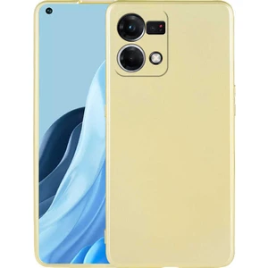 ZORE Oppo Reno 7 4g Kılıf Premier Silikon Kapak-Gold