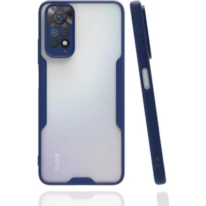 Xiaomi Redmi Note 11 Global Kılıf Parfe Kapak-Lacivert
