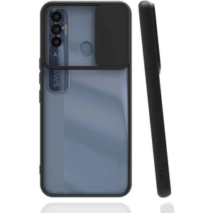 ZORE Tecno Spark 7 Pro Kılıf  Lensi Kapak-Siyah