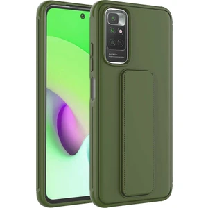 ZORE Xiaomi Redmi Note 11S Global Kılıf Qstand Kapak-Koyu Yeşil