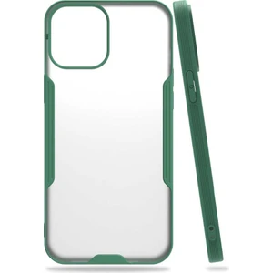 ZORE iPhone 12 Mini Uyumlu Parfe Kapak-Koyu Yeşil