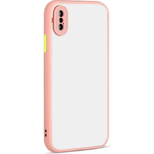ZORE iPhone Xs Max 6.5 Uyumlu Hux Kapak-Pembe