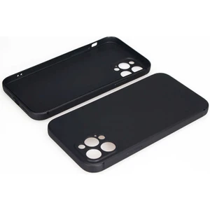 ZORE iPhone 12 Pro Max Uyumlu Imax Silikon-Siyah