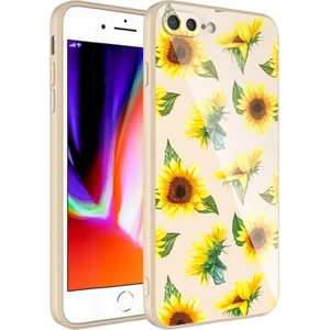 iPhone 8 Plus Uyumlu Kamera Korumalı Desenli Sert Silikon Epoksi Kapak-No2